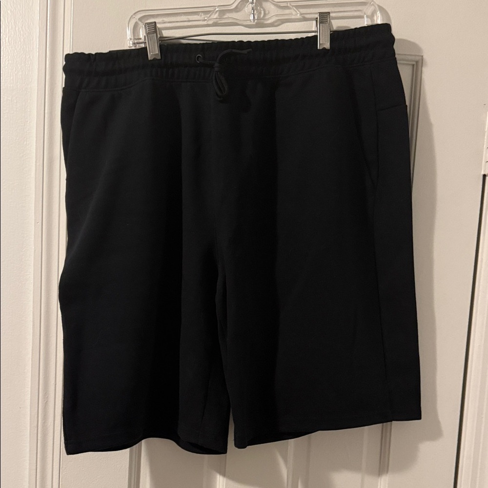 Reebok Black Athletic Drawstring Shorts